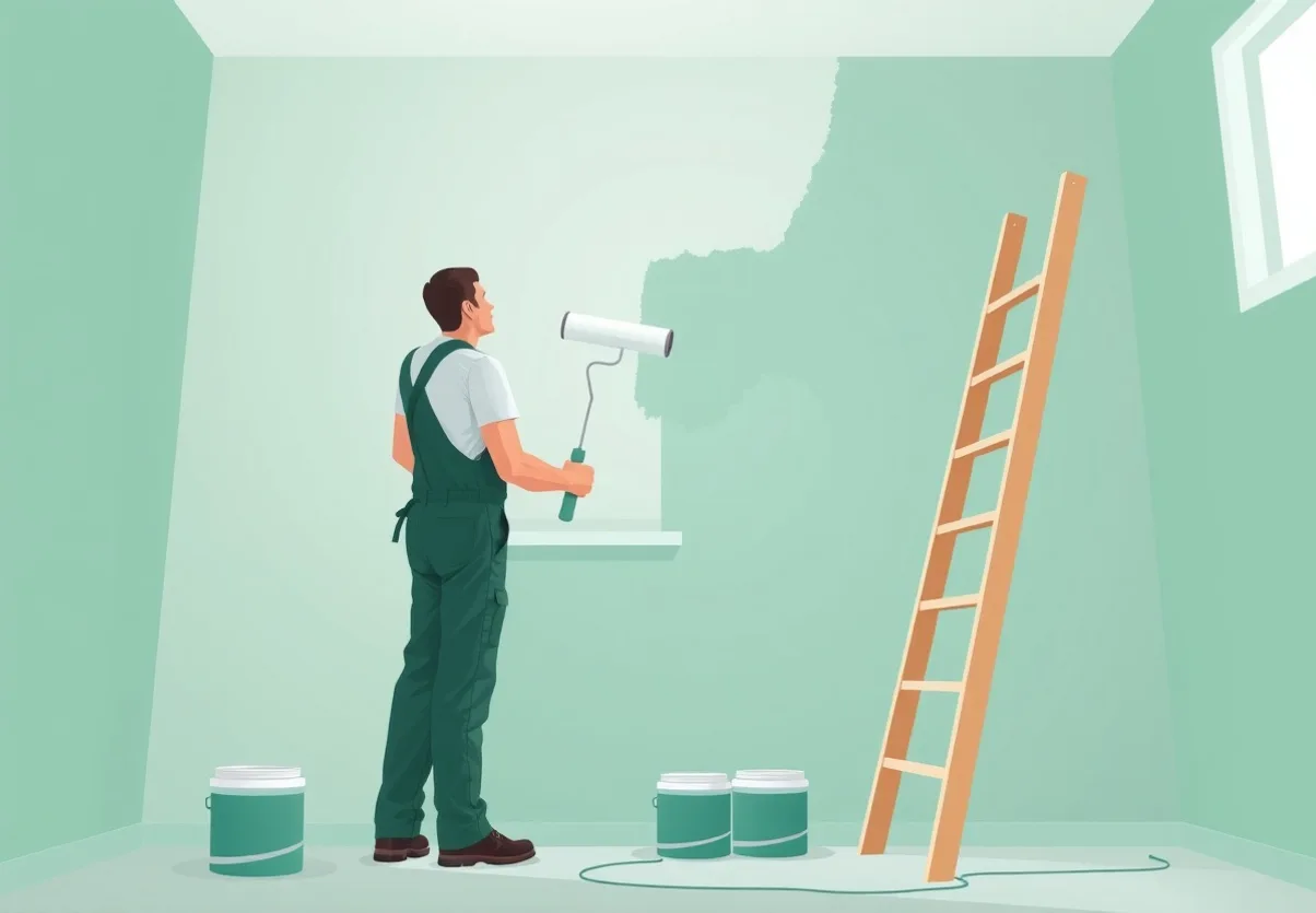 Peintre Blanquefort 33290 en intervention sur un chantier