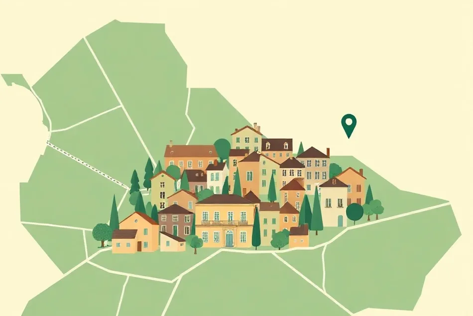 Carte du secteur d'intervention autour de Blanquefort (33290)